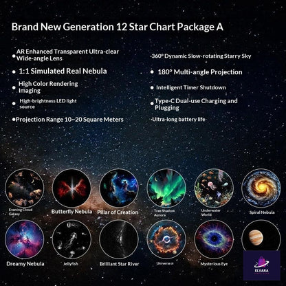 The Elvara™ Original Galaxy Projector