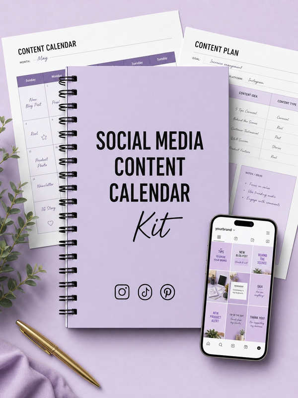 Social Media Calendar Kit